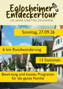 Entdecker-Spaziergang am 27. September