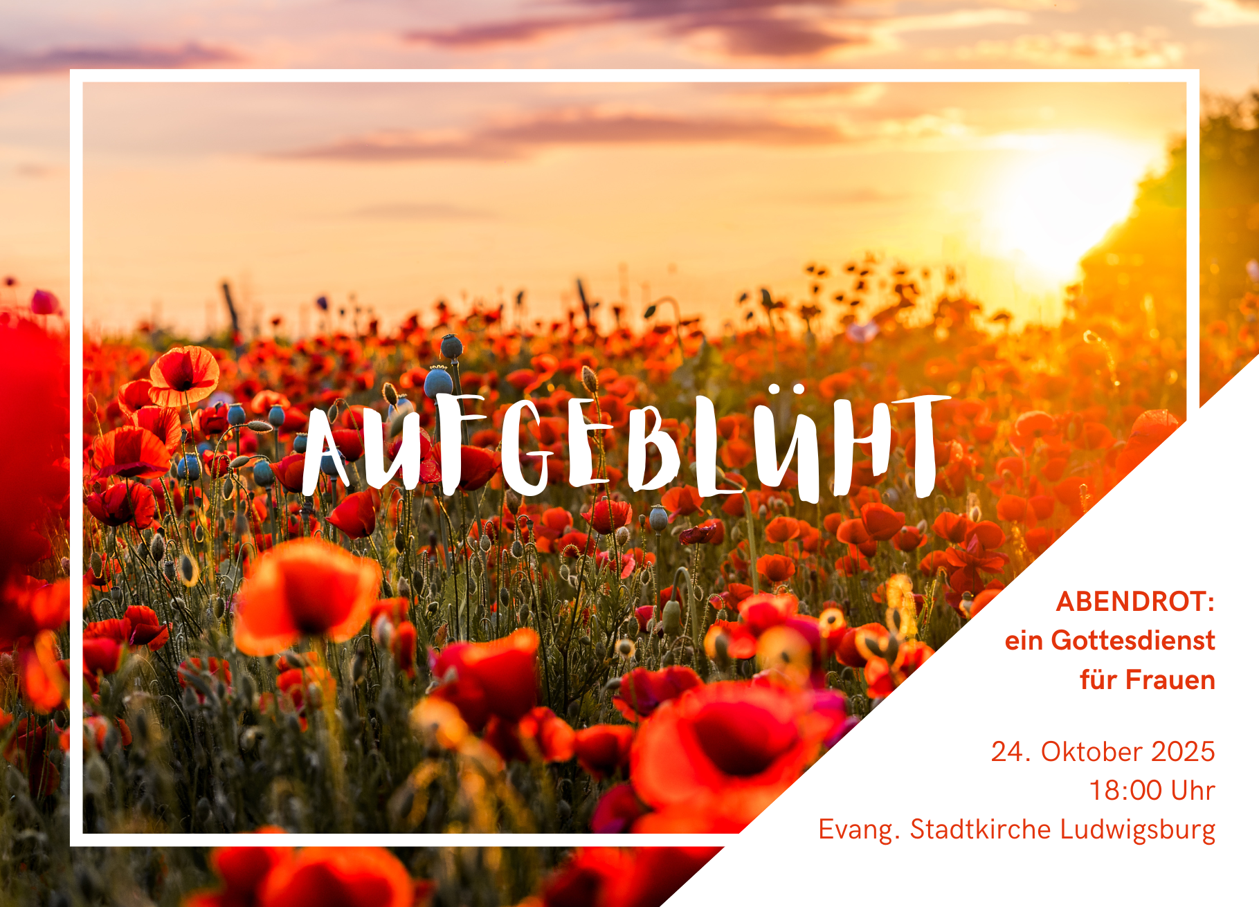 Abendrot: Gottesdienst für Frauen