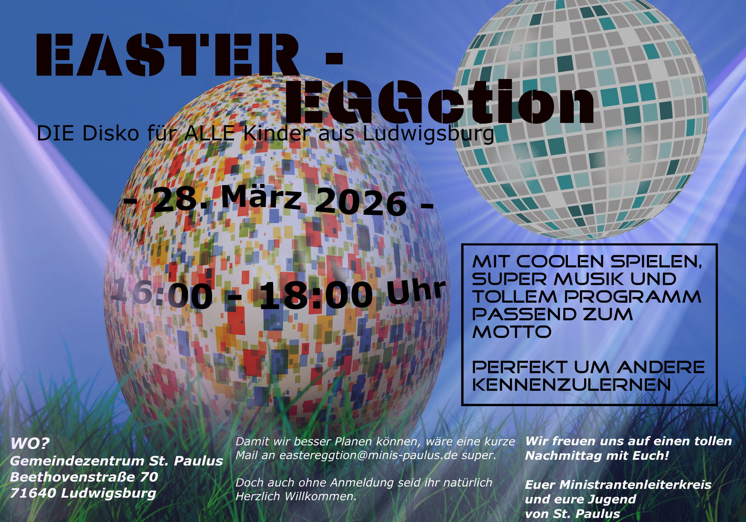 EasterEGGtion – Kinderdisco zu Ostern